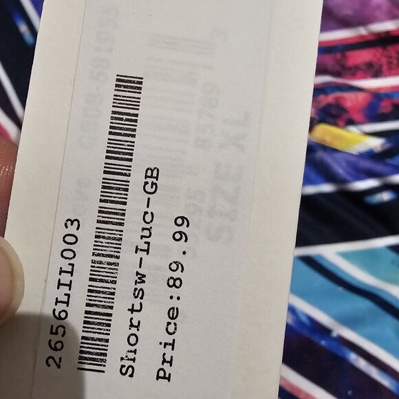 Lucky In Love Womens Striped Pickle ball Tennis Pull on Skort XL - Picture 5 of 13